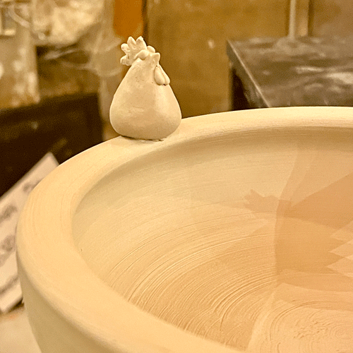 timmervikens keramik påskpynt